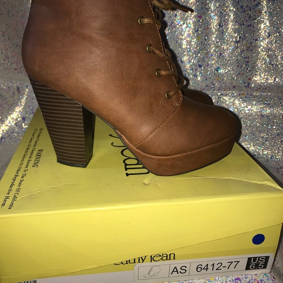Brown booties from Cathy Jeans size7 - Picture 6 of 8